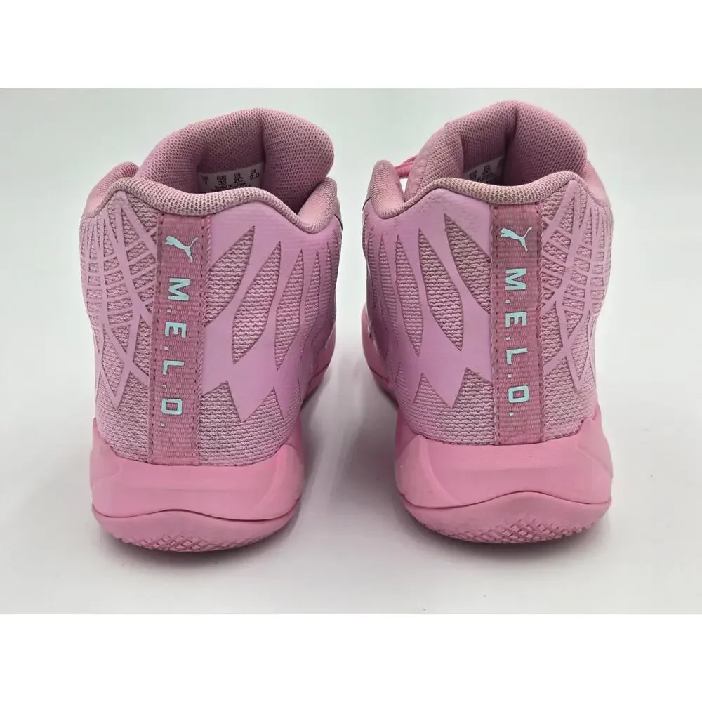 Puma MB.01 LaMelo Ball Iridescent Sneakers Toddler Size 2C Pink Basketball Shoes